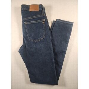Madewell 10 High-Rise Skinny Jeans Dark Indigo Blue Stretch Denim NWT Size 25